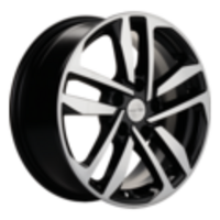 Khomen Wheels 6,5x16/5x108 ET50 D63,35 KHW1612 (Focus) Black-FP