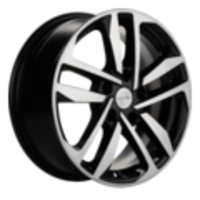 Khomen Wheels 6,5x16/5x114,3 ET45 D60,1 KHW1612 (Toyota/Suzuki) Black-FP