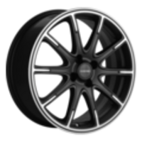 Khomen Wheels 6,5x17/4x100 ET43 D60,1 KHW1707 (Lada Vesta Cross) Black-FP matt