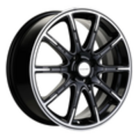Khomen Wheels 6,5x17/4x100 ET43 D60,1 KHW1707 (Lada Vesta Cross) Black-FP
