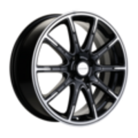 Khomen Wheels 6,5x17/4x100 ET50 D60,1 KHW1707 (Lada Vesta) Black-FP