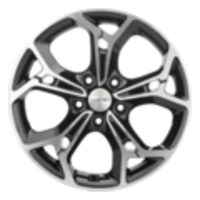 Khomen Wheels 7x17/5x114,3 ET48,5 D67,1 KHW1702 (Sportage) Black-FP