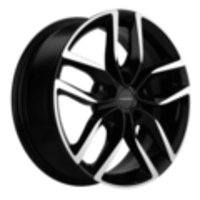 Khomen Wheels 6,5x17/5x108 ET43 D65,1 KHW1708 (Dongfeng AX7/Evolute i-PRO) Black-FP