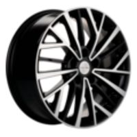 Khomen Wheels 7x17/5x114,3 ET45 D60,1 KHW1717 (Changan/Geely/Lexus/Toyota) Black-FP