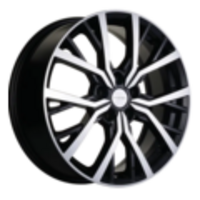Khomen Wheels 7x18/5x114,3 ET50 D54,1 KHW1806 (Coolray) Black-FP