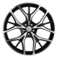 Khomen Wheels 8x20/5x108 ET46 D63,4 KHW2012 (Geely Monjaro (KX11)) Black-FP