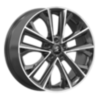 Premium Series 7x18/5x108 ET36 D65,1 012 (Exeed TXL) Diamond Black Gris