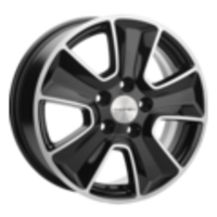 Khomen Wheels 6,5x16/5x114,3 ET43 D67,1 KHW1601 (Huyndai/Kia) Black-FP