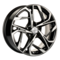 Khomen Wheels 7x17/5x114,3 ET45 D67,1 KHW1716 (CX-5/i40/X-Trail) Black-FP