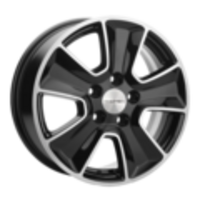 Khomen Wheels 6,5x16/5x114,3 ET45 D54,1 KHW1601 (Geely Atlas Pro) Black-FP