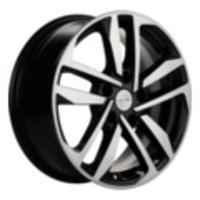Khomen Wheels 6,5x16/5x114,3 ET47 D66,1 KHW1612 (Fluence/Juke) Black-FP