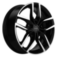 Khomen Wheels 6,5x17/5x114,3 ET45 D54,1 KHW1708 (Geely Coolray) Black-FP
