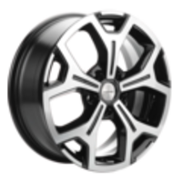Khomen Wheels 6,5x17/5x120 ET60 D65,1 KHW1710(2) (VW Multivan) Black-FP