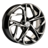 Khomen Wheels 7x17/5x110 ET46 D63,3 KHW1716 (Changan CS35/CS35 Pro) Black-FP