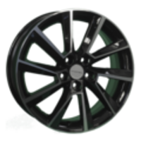 Khomen Wheels 6x16/5x100 ET38 D57,1 KHW1604 (Kamiq/Rapid/Scala) Black-FP