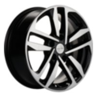 Khomen Wheels 6,5x16/5x114,3 ET46 D67,1 KHW1612 (Mitsubishi) Black-FP