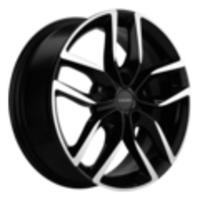 Khomen Wheels 6,5x17/5x112 ET38 D57,1 KHW1708 (Kodiaq/Tiguan) Black-FP