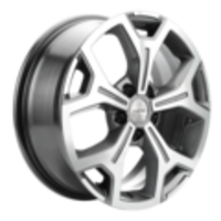 Khomen Wheels 6,5x17/5x112 ET50 D66,6 KHW1710(2) (Mercedes Vito) Gray-FP