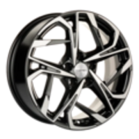 Khomen Wheels 7x17/5x108 ET40 D54,1 KHW1716 (Jac/ 3) Black-FP