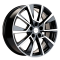 Khomen Wheels 7x18/5x114,3 ET50 D54,1 KHW1802 (Coolray) Black-FP