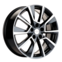 Khomen Wheels 7x18/5x114,3 ET37 D66,5 KHW1802 (Dargo/Jolion) Black-FP