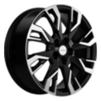 Khomen Wheels 7x18/5x114,3 ET53 D54,1 KHW1809 (Geely Coolray) Black-FP