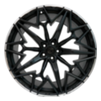 Khomen Wheels 10x22/5x112 ET30 D66,6 ZEUS 2202 (X5/X6/X7/Cullinan) Black matt MR