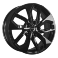 Khomen Wheels 7x17/5x114,3 ET45 D60,1 KHW1703 (Changan/Geely/Lexus/Toyota) Black