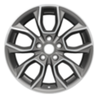 Khomen Wheels 7x17/5x114,3 ET48 D67,1 KHW1713 (Kia K5) Gray-FP