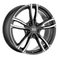 MSW 7,5x17/5x112 ET35 D73 73 Gloss Dark Grey Full Polished