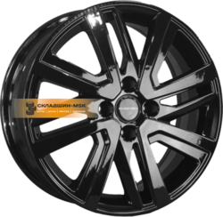 Khomen Wheels 6x16/4x100 ET47 D56,6 KHW1609 (Nexia) Black