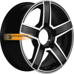 Khomen Wheels 6,5x16/5x139,7 ET40 D98,5 KHW1614 (Niva 4x4) Black-FP
