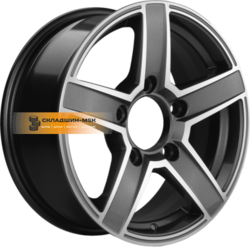 Khomen Wheels 6,5x16/5x139,7 ET40 D98,5 KHW1614 (Niva 4x4) Gray-FP