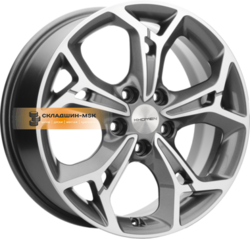 Khomen Wheels 7x17/5x108 ET50 D63,35 KHW1702 (Ford C-Max) Gray-FP