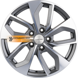 Khomen Wheels 7x17/5x110 ET46 D63,3 KHW1703 (Changan CS35 Plus) Gray-FP