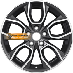 Khomen Wheels 7x17/5x110 ET40 D67,1 KHW1713 (Evolute i-Joy) Black-FP