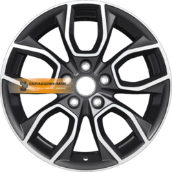 Khomen Wheels 7x17/5x114,3 ET51 D67,1 KHW1713 (Tucson) Black-FP