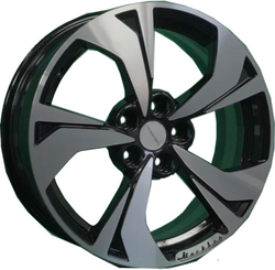 Khomen Wheels 7x17/5x108 ET40 D54,1 KHW1724 (Jac/ 3) Black-FP