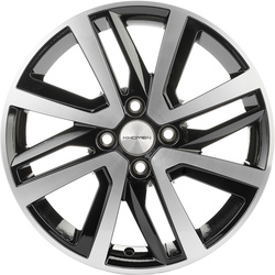 Khomen Wheels 6x16/4x100 ET50 D60,1 KHW1609 (Vesta/Largus) Black-FP