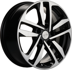 Khomen Wheels 6,5x16/5x114,3 ET41 D64,1 KHW1612 (Civic) Black-FP