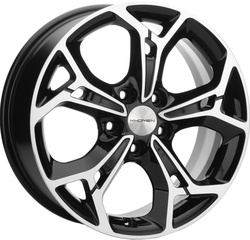 Khomen Wheels 7x17/5x108 ET50 D63,35 KHW1702 (Ford C-Max) Black-FP