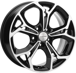 Khomen Wheels 7x17/5x114,3 ET48 D56,1 KHW1702 (Forester) Black-FP