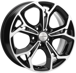 Khomen Wheels 7x17/5x114,3 ET37 D66,5 KHW1702 (Jolion) Black-FP