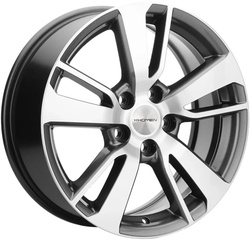 Khomen Wheels 7x17/5x114,3 ET43,5 D67,1 KHW1704 (Hyundai Tucson IV/Kia Sportage V) Gray-FP