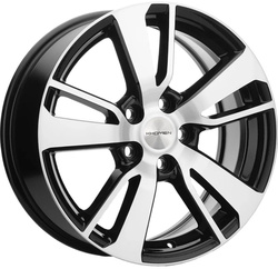 Khomen Wheels 7x17/5x114,3 ET48,5 D67,1 KHW1704 (Sportage) Black-FP