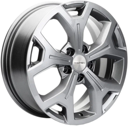 Khomen Wheels 6,5x17/5x108 ET33 D60,1 KHW1710 (Chery Tiggo/Tiggo 7 Pro) Gray
