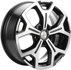 Khomen Wheels 6,5x17/5x120 ET55 D65,1 KHW1710(2) (VW Transporter) Black-FP