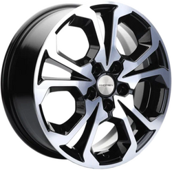 Khomen Wheels 7x17/5x108 ET43 D65,1 KHW1711 (DFM AX 7) Black-FP