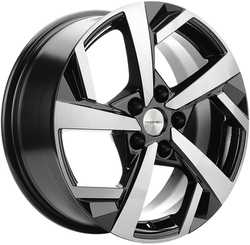 Khomen Wheels 7x17/5x114,3 ET53 D67,1 KHW1712 (Ceed) Black-FP