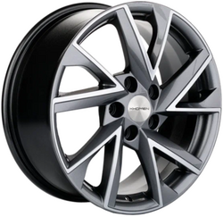 Khomen Wheels 7x17/5x110 ET46 D63,3 KHW1714 (Changan CS35/CS35 Pro) Gray-FP